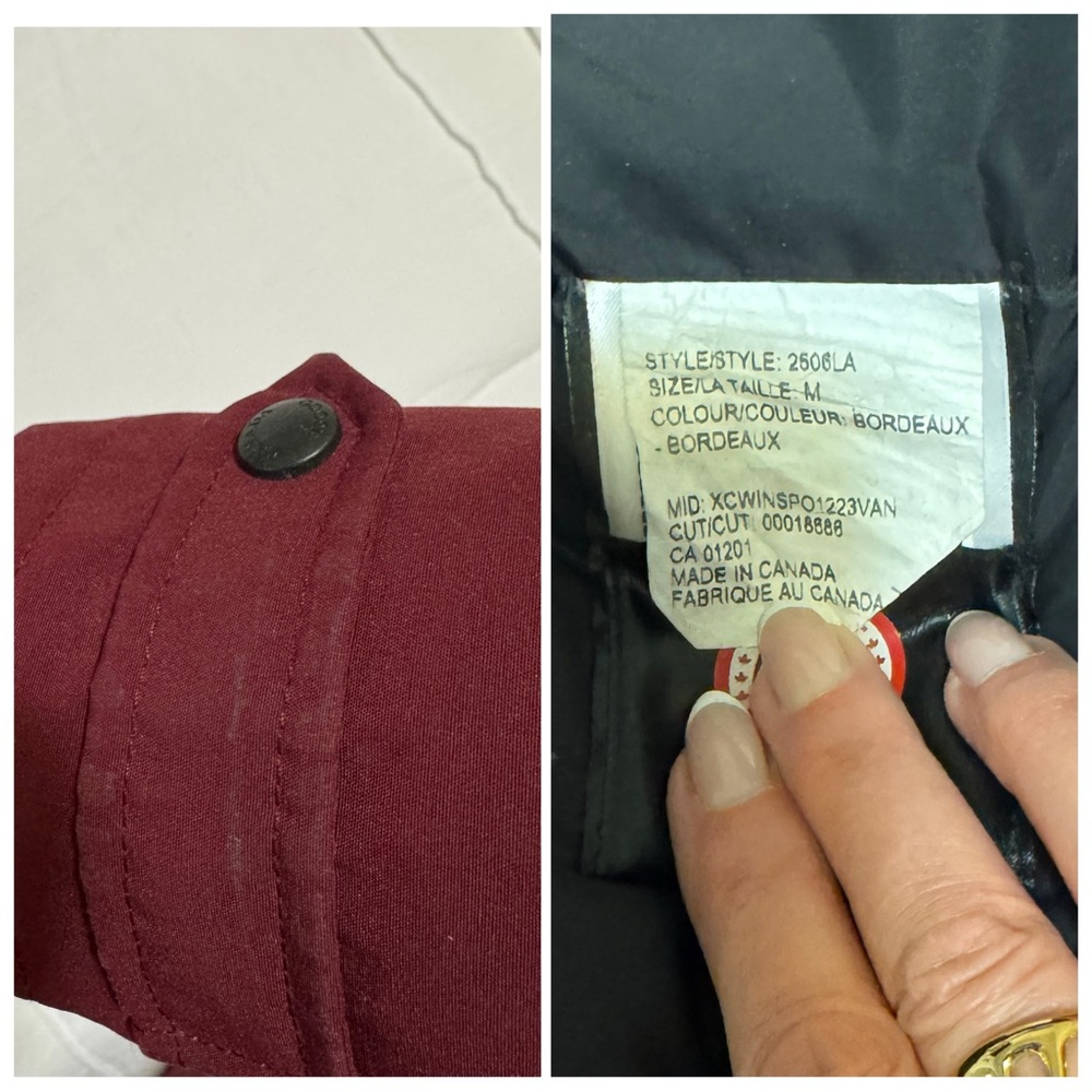 Canada Goose Women's Kensington Parka Size M Fusion Fit - Picture 15 of 15